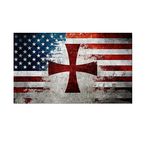 American Crusader Flag Magnet