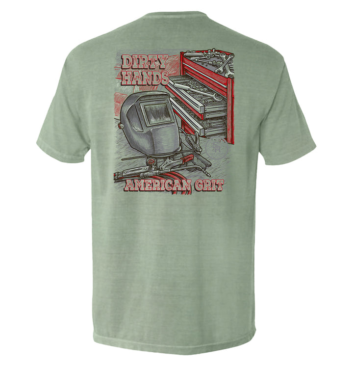 Dirty Hands American Grit Pocket Tee