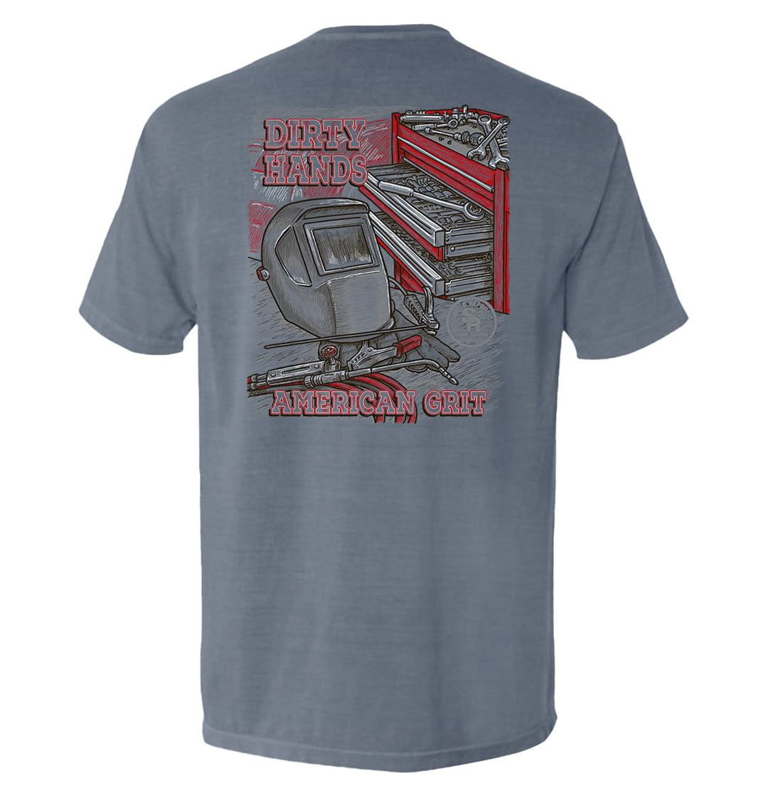 Dirty Hands American Grit Pocket Tee