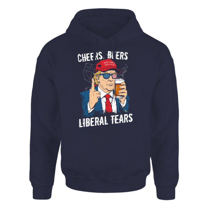 Cheers, Beers, Liberal Tears - Hoodie