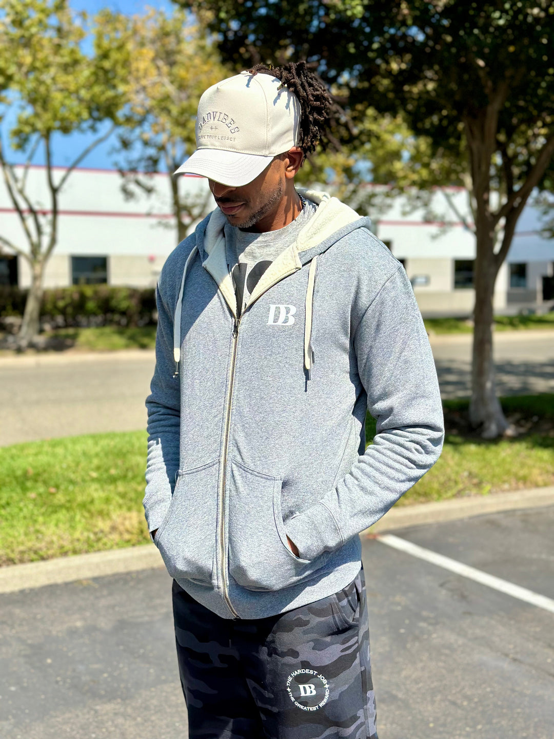 La Formula Sherpa Zip Up Hoodie