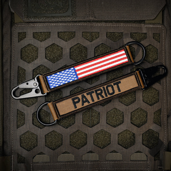 American Made Heavy Duty Tactical Keychain - Patriot