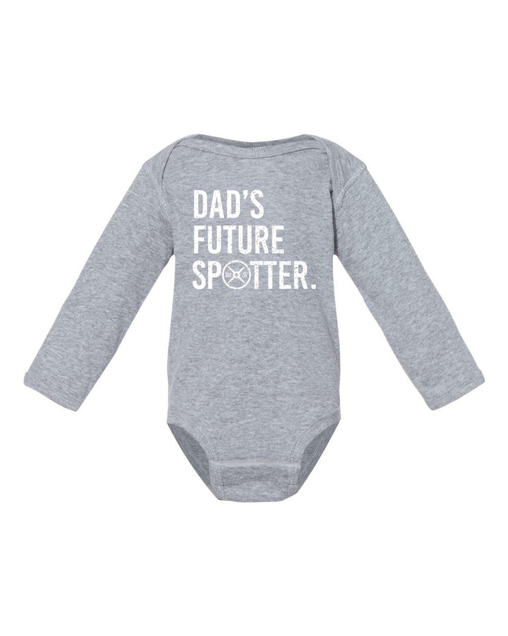 Dads Future Spotter LONG Sleeve Onesie