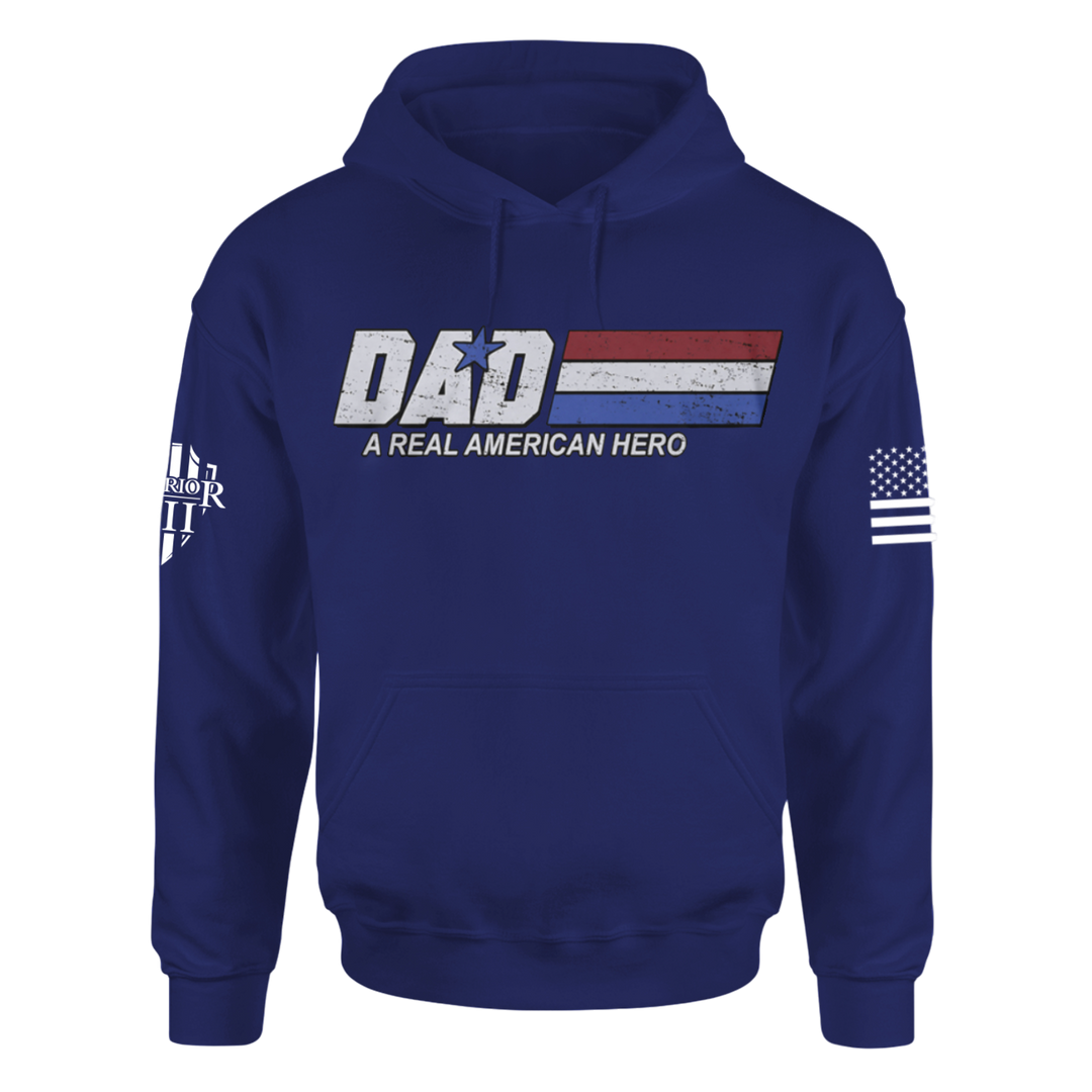 Dad - A Real American Hero - Hoodie