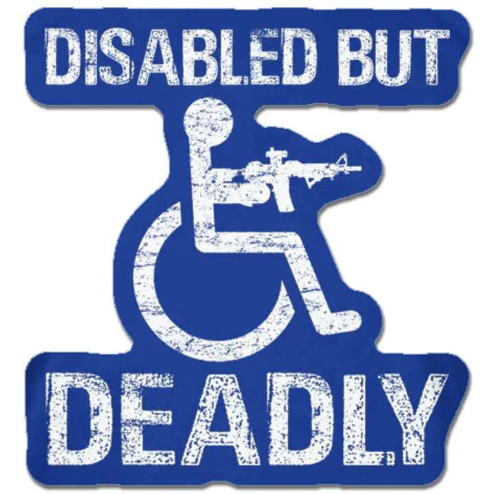 Disabled but Deadly Printed Patch