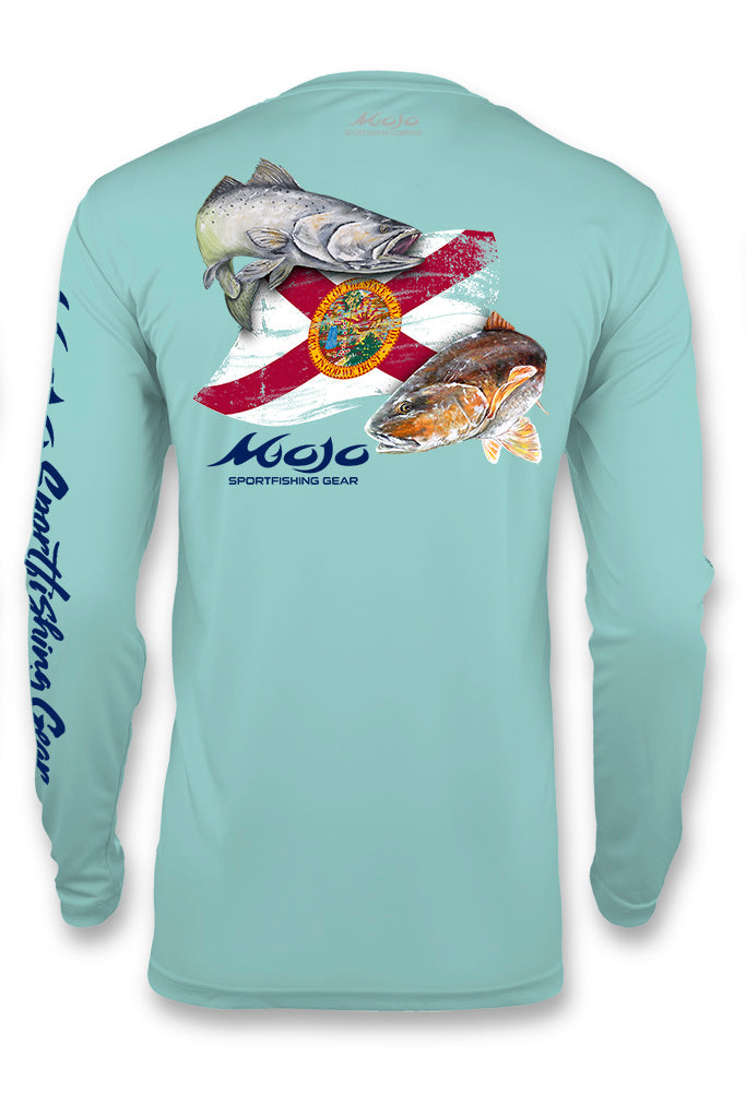 Florida Redfish Flag Wireman X