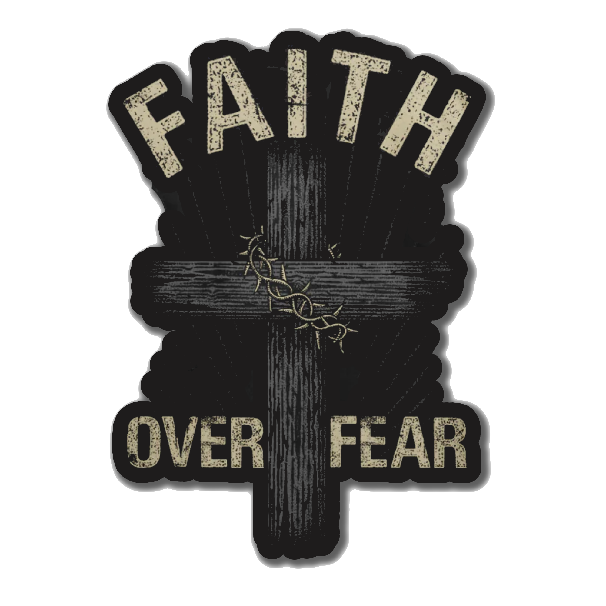 Faith Over Fear Decal