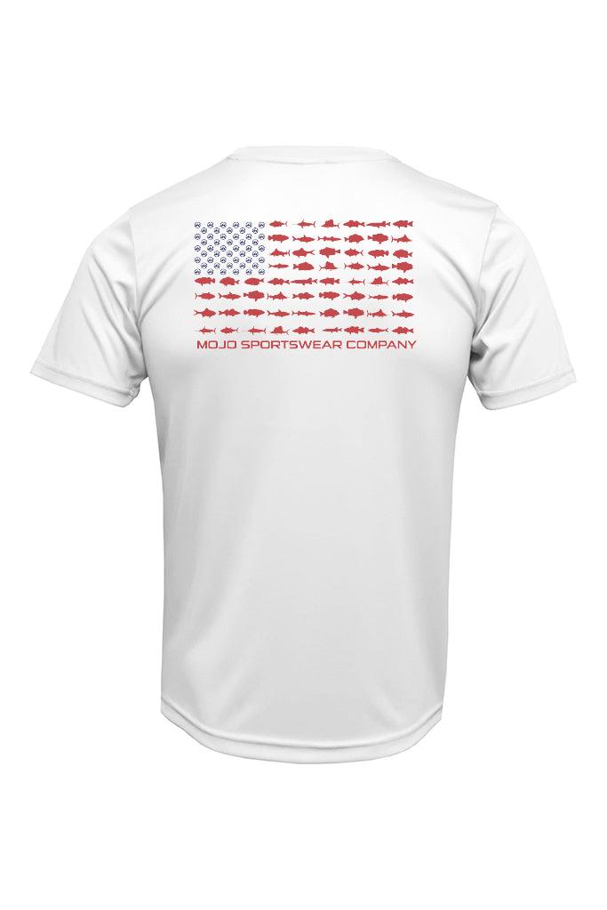 Youth American Angler Flag Wireman X Short Sleeve