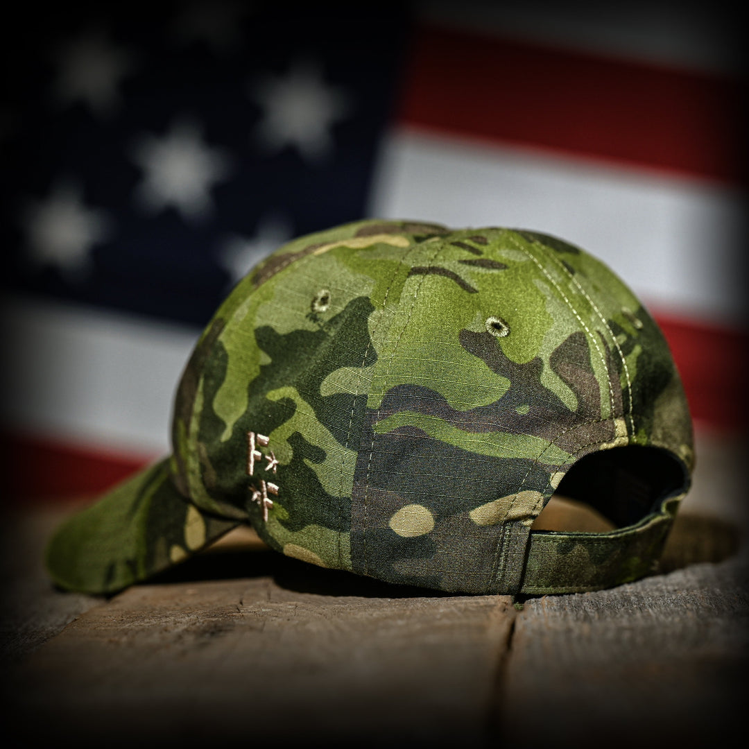 Tropic Multicam Full Fabric American Flag Range Hat