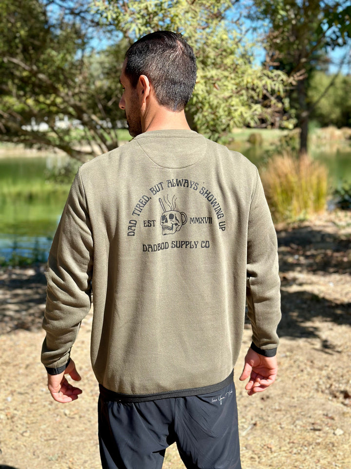 Dad Tired Crew Neck Sweatshirt - PRE ORDER