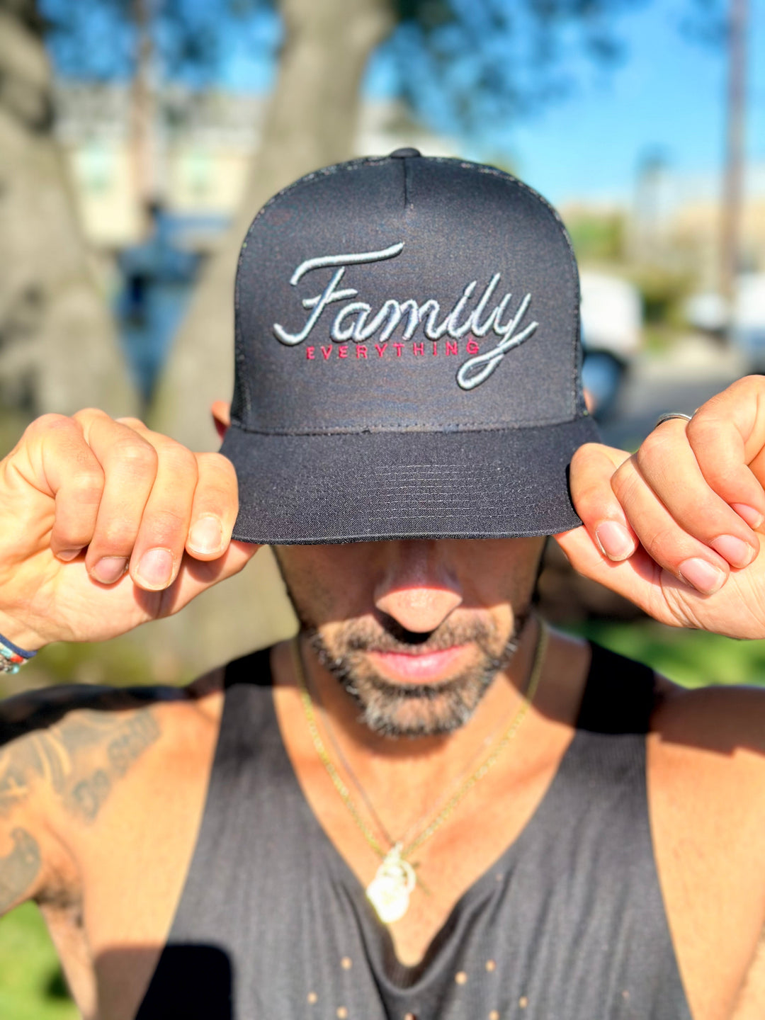 Family | Everything Black Trucker Snapback