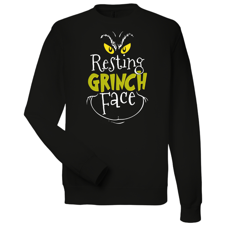 Resting Grinch Face - Sweatshirt