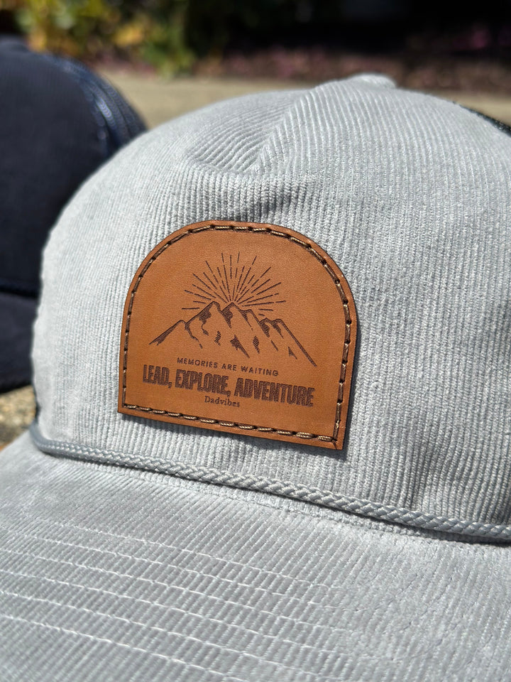 Adventurous Dad Corduroy Mesh Back Snapback