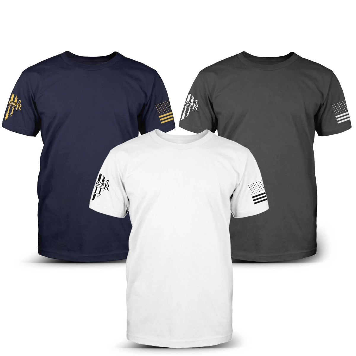 Warrior Basics 100% Cotton T-Shirt 3-Pack