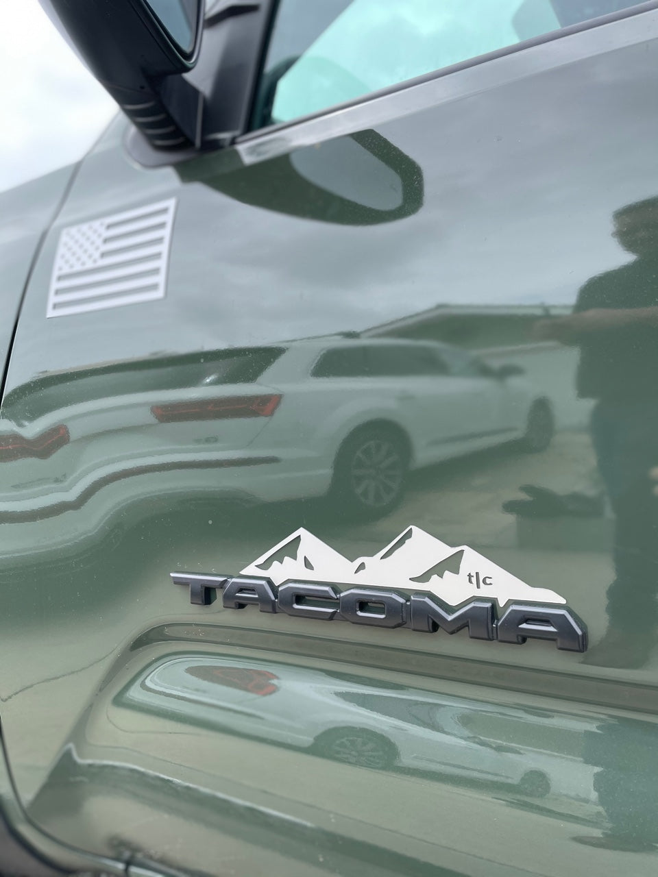 Toyota Tacoma Badge Mountain Range Magnet (2016+)