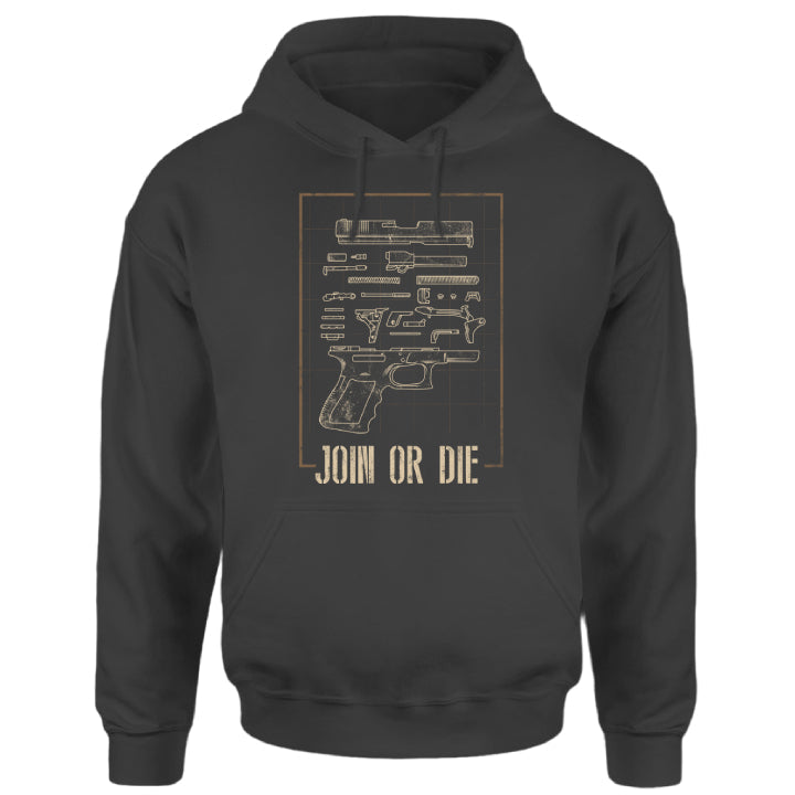 Join or Die - Tactical Blueprint - Hoodie