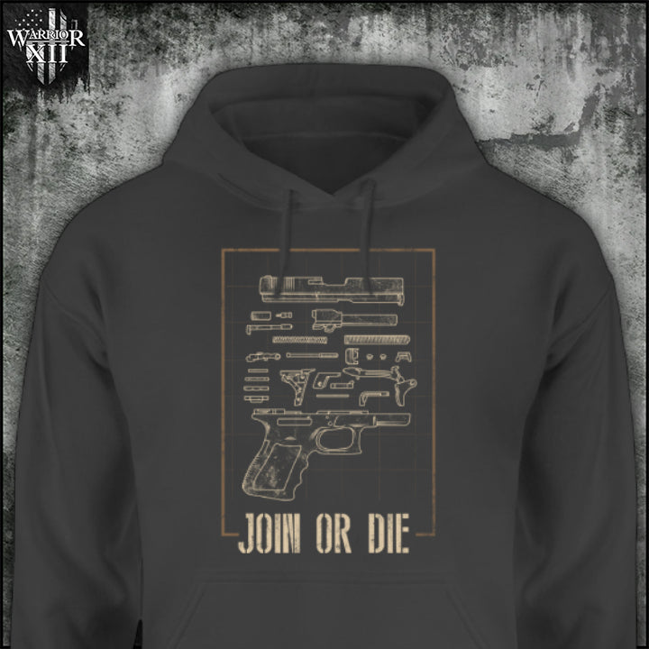 Join or Die - Tactical Blueprint - Hoodie