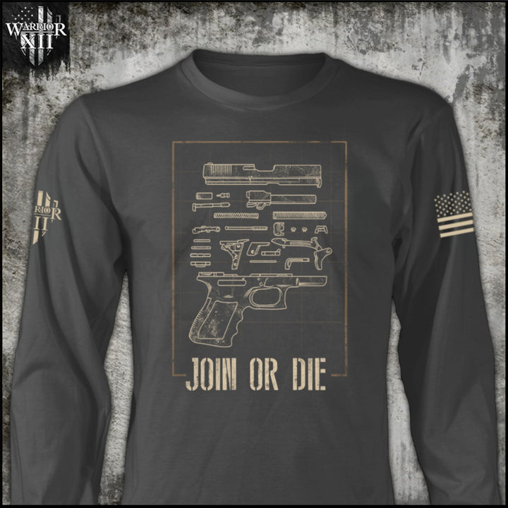 Join or Die - Tactical Blueprint - Long Sleeve