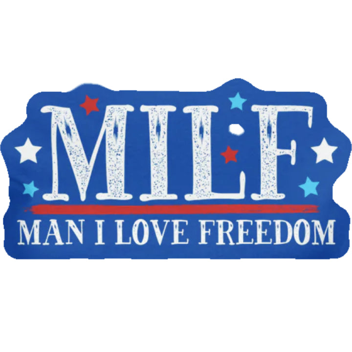 Man I Love Freedom Printed Patch