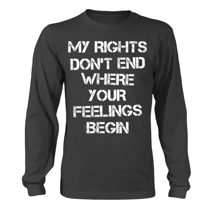 My Rights Don't End - Long Sleeve