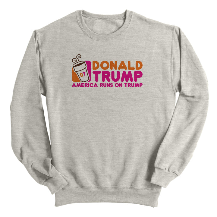 America Runs On Trump Logo (Front)