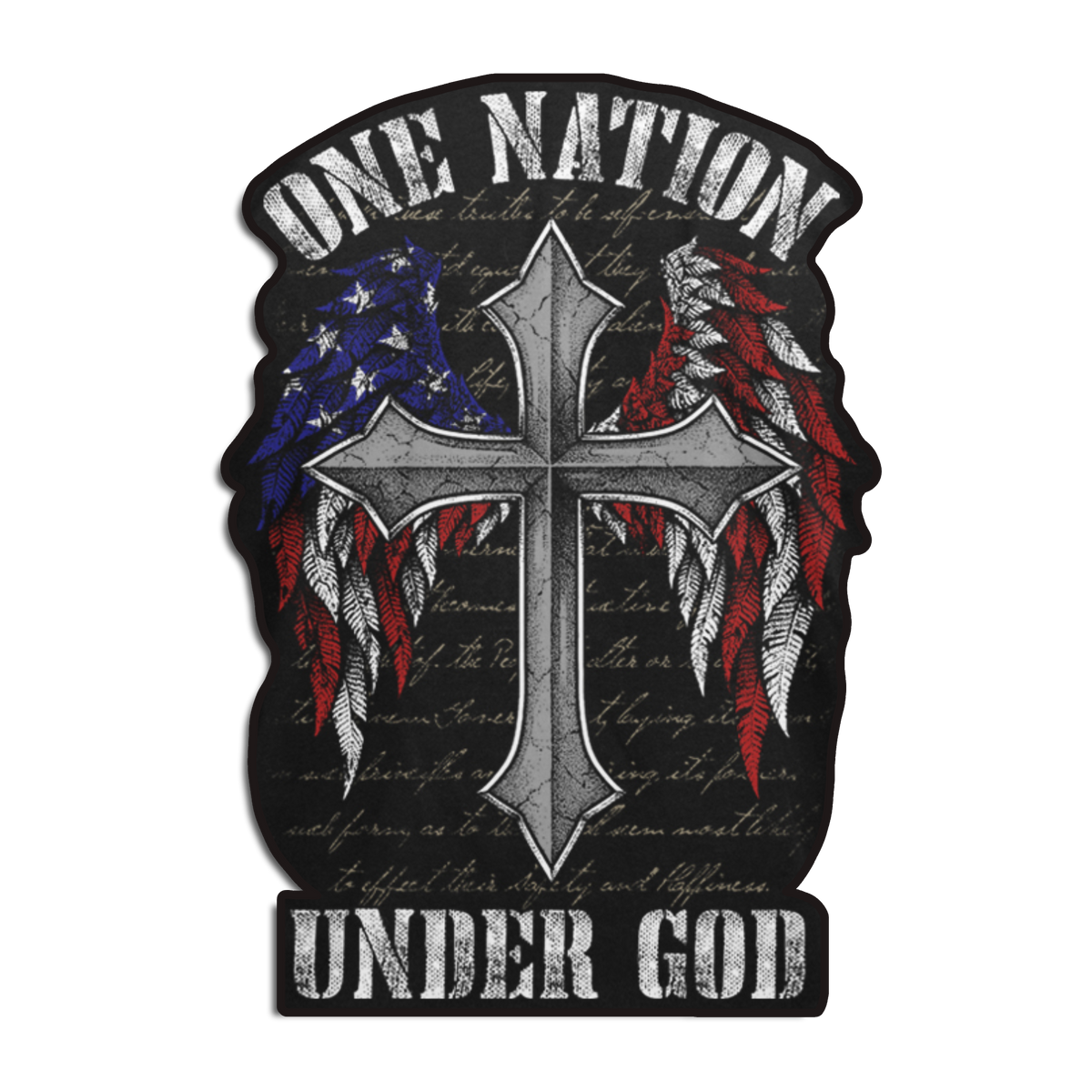 One Nation Under God Decal