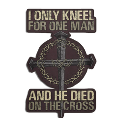 Only Kneel For One Decal