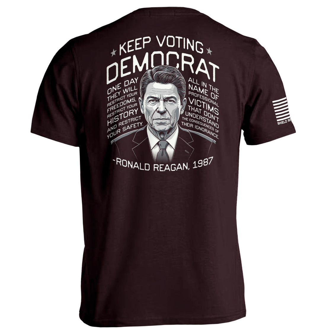 Keep Voting Democrat Ronald Reagan