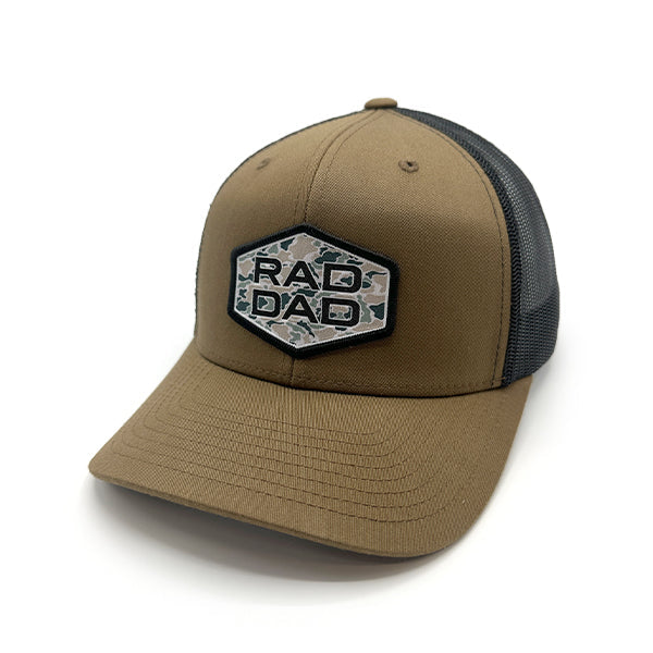 Rad Dad Duck Camo Woven Patch Hat