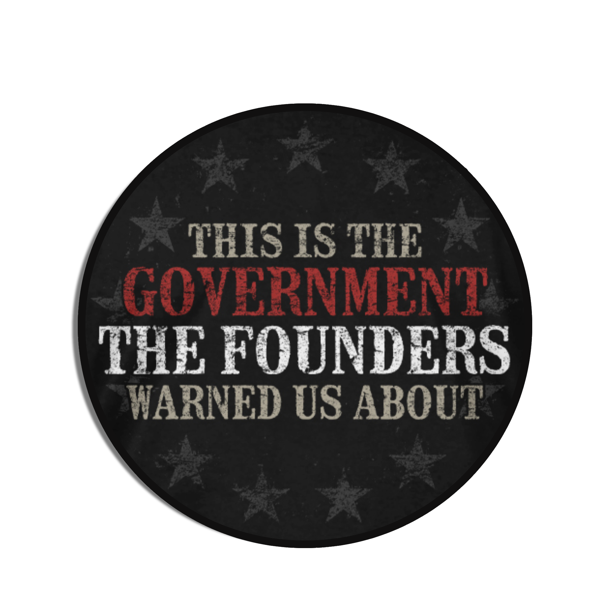 The Founders Warned Us Decal