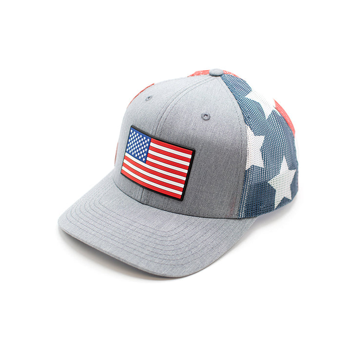 USA Flag PVC Patch Hat