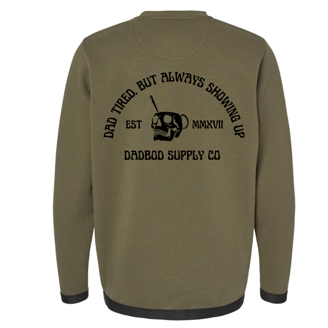 Dad Tired Crew Neck Sweatshirt - PRE ORDER