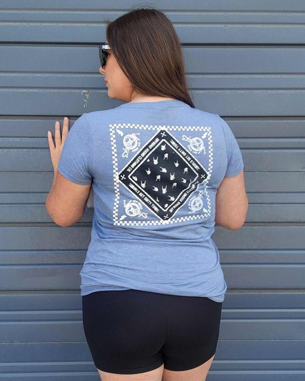 Bandana Ladies V Neck Tee