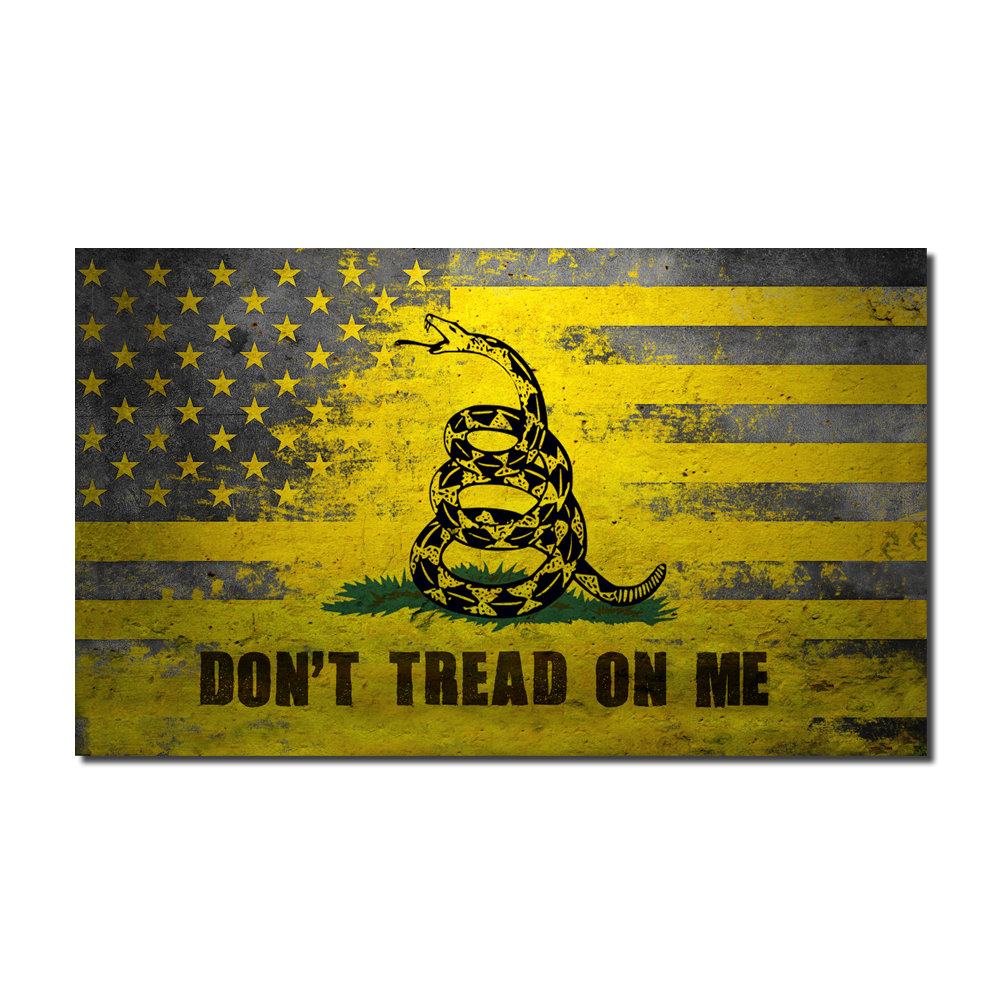American Gadsden Don't Tread On Me Flag Decal
