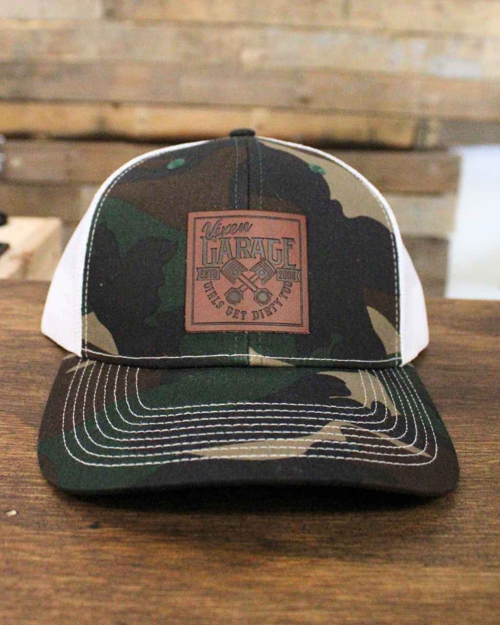 Garage Girls Camo Trucker Hat