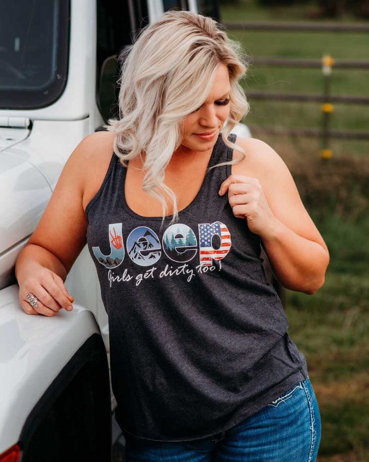 Jeep Girl Racerback Tank