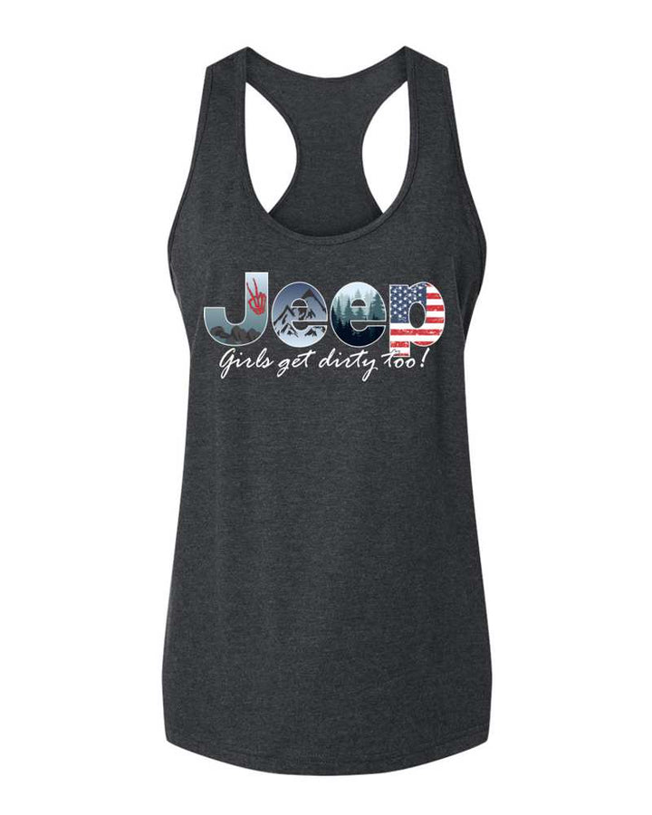 Jeep Girl Racerback Tank