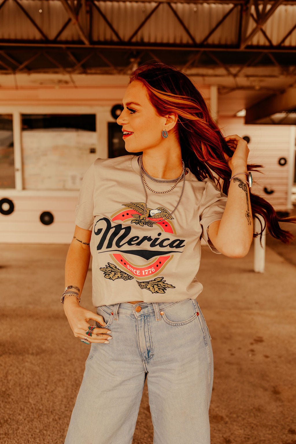 Merica Beer Tee