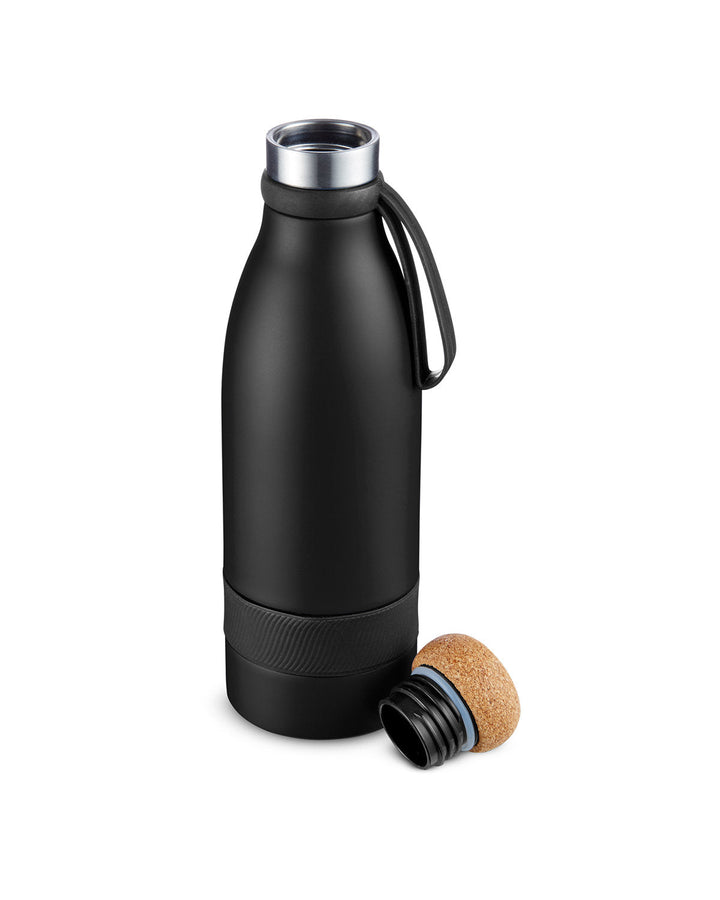 19oz Double Wall Vacuum Bottle With Cork Lid