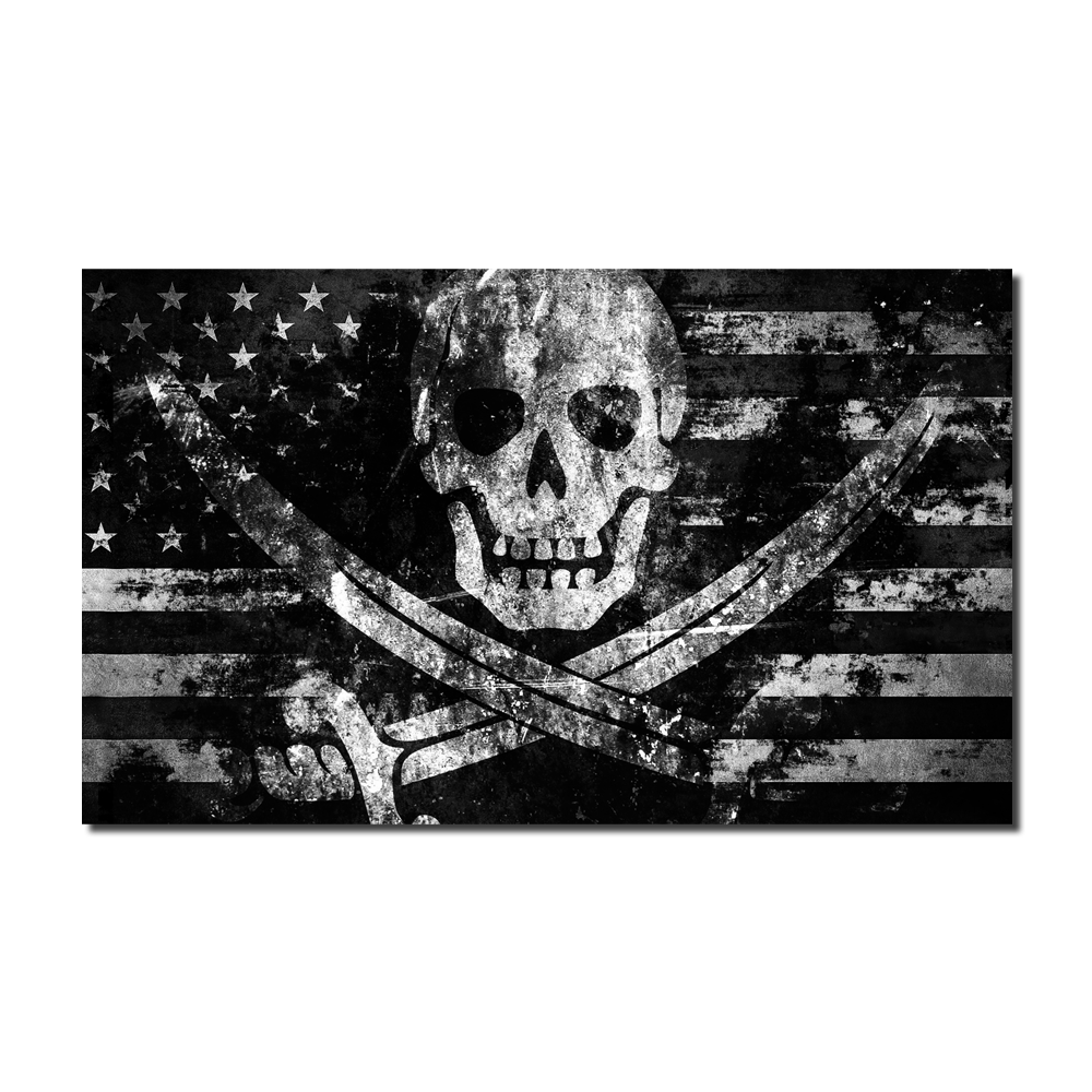 American High Seas Raider Flag Decal