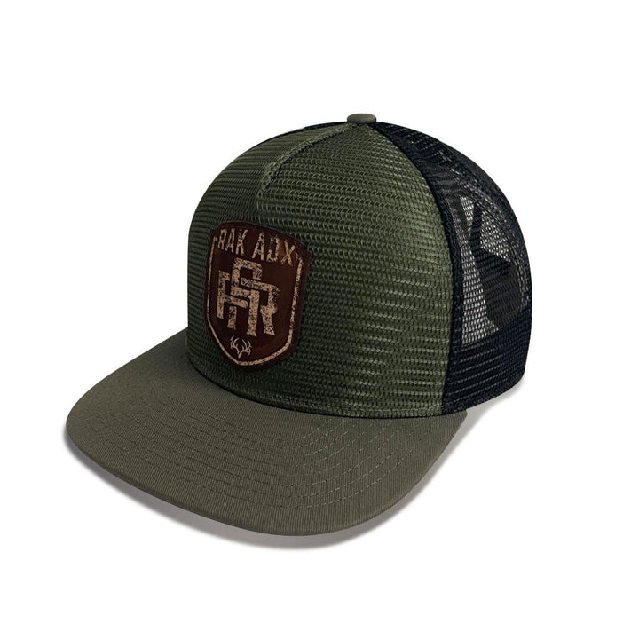 RA Branded Leather Mesh Hat