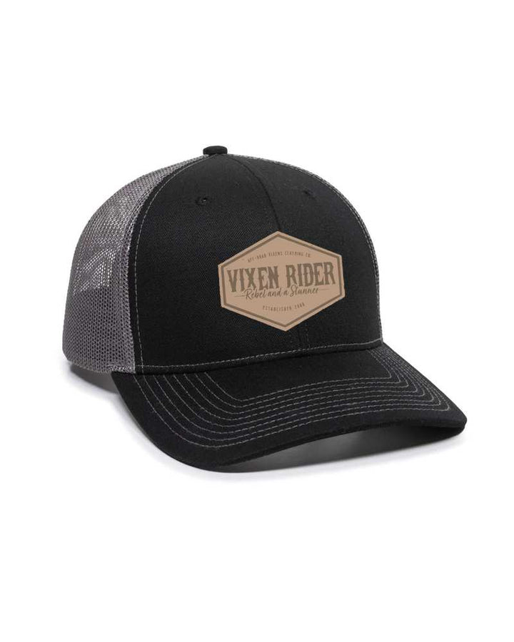 Rebel Trucker Hat Black/Charcoal