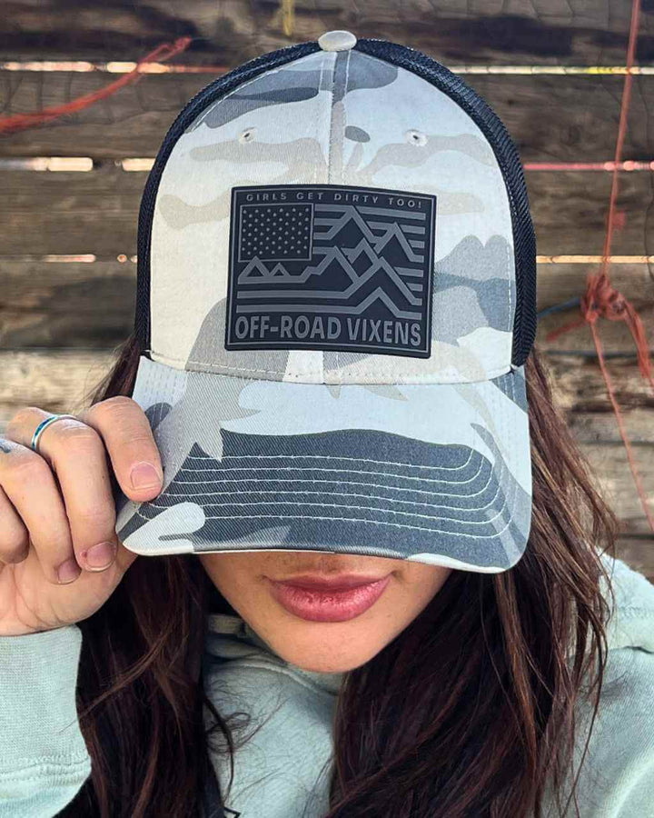 Ride Free Camo Trucker