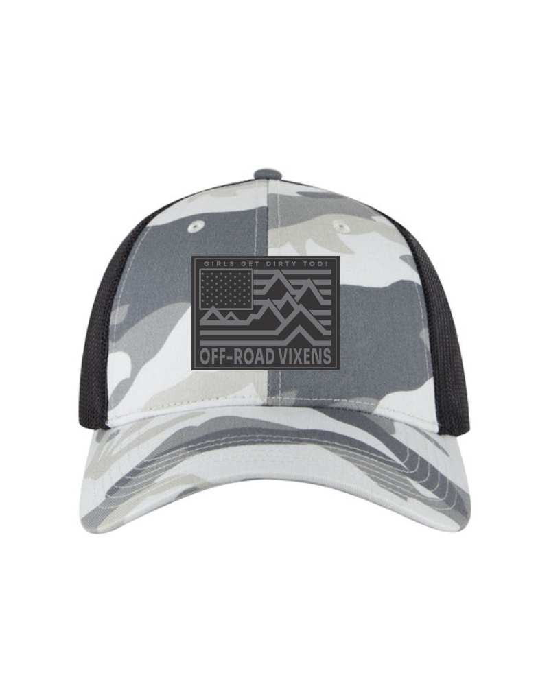 Ride Free Camo Trucker