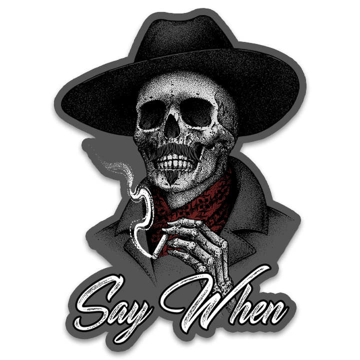Say When Printed Patch