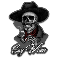 Say When Printed Patch