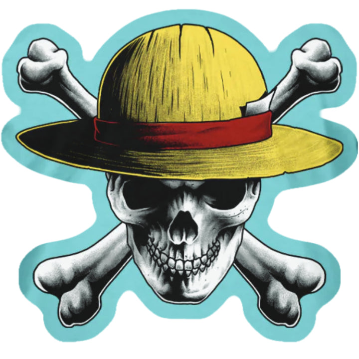 Straw Hat Jolly Roger Decal