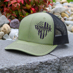 The Warrior Snapback Hat (OD Green/Black)