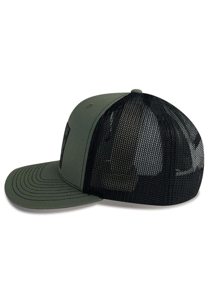 Topo Country Leather Patch Hat