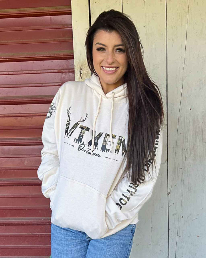 Vixen Huntress Pullover Hoodie - Natural